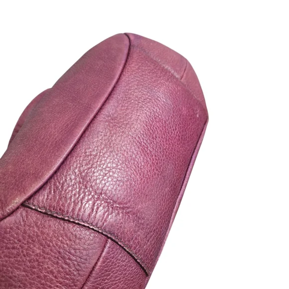 Prada Women's Burgundy Leather Bag - Picture 5 of 7